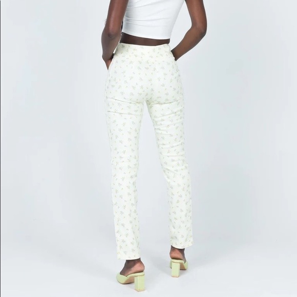 Princess Polly Abbie Pants Cream Floral - Picture 4 of 4